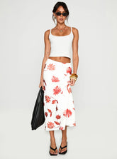 Sun Soaked Midi Skirt Multi